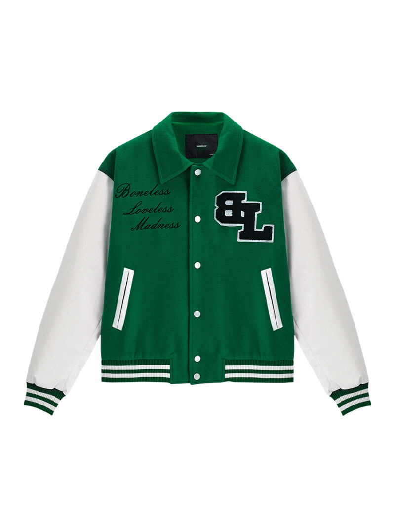 Embroidered Baseball Uniform Men's American High Street Fashion Brand Jacket - Image 5