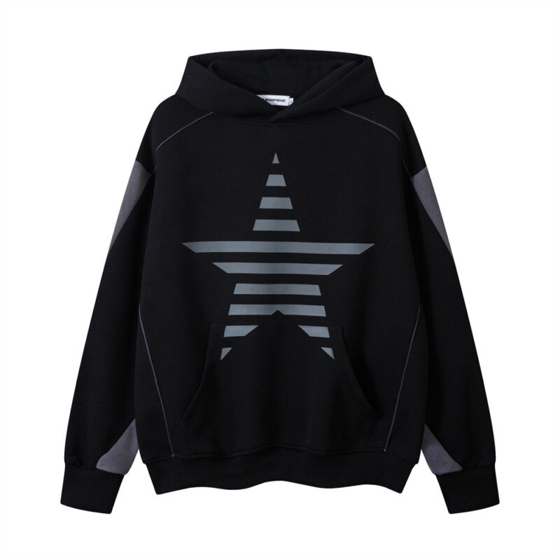 Printed Hoodie Men's Autumn Long Sleeve - Image 2