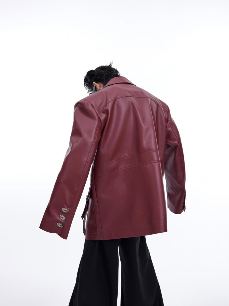 Design Red Jacket For Men - Image 3