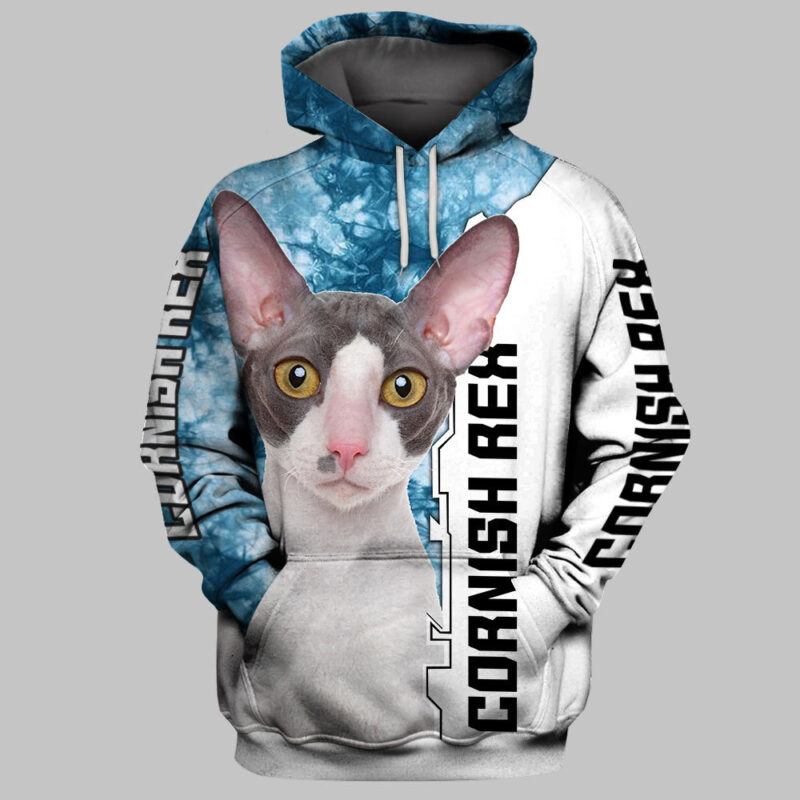 Men's New Cartoon Hooded Sweater 3D Printing - Image 3