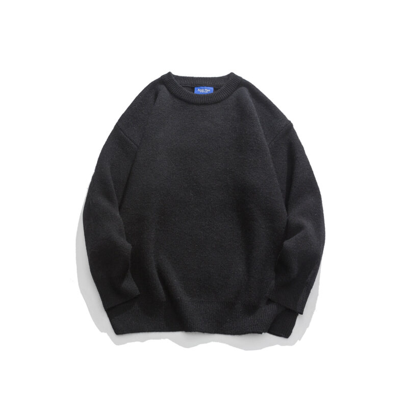 Men's New Back Letter Embroidered Sweater - Image 3