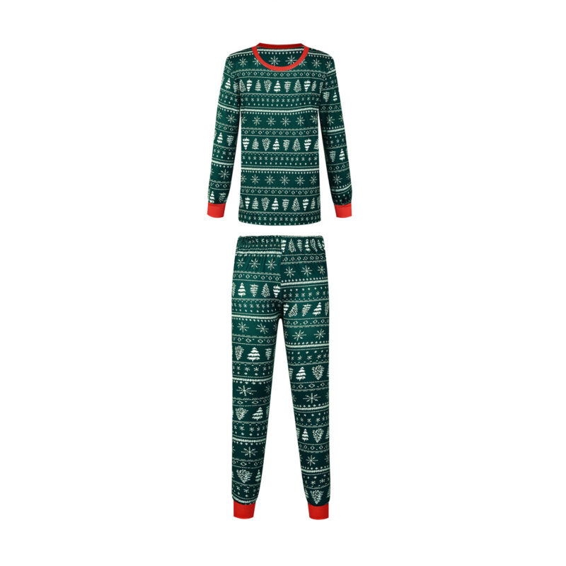 Matching Green Family Christmas Pajamas - Image 5