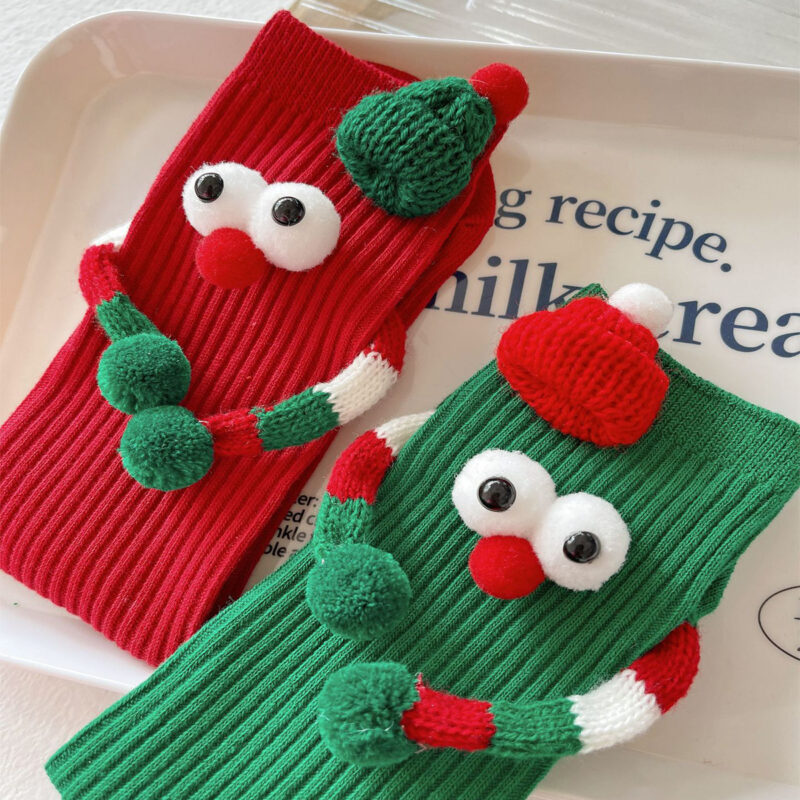 Goofy Elf Christmas Socks - Image 2