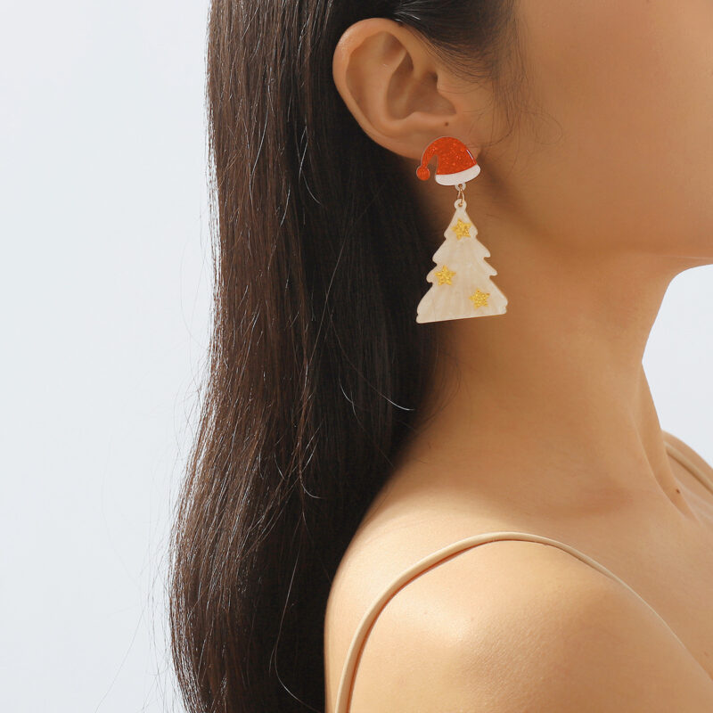 Creative Niche Fashion Temperament Trendy Festive Acrylic Earrings - Image 7