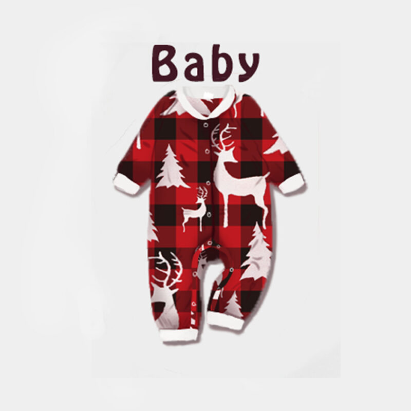 Plaid Family Christmas Pajamas Set - Image 3