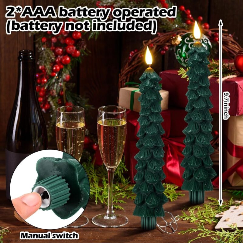 Christmas Decoration Atmosphere Christmas Pine Cone Candle - Image 5