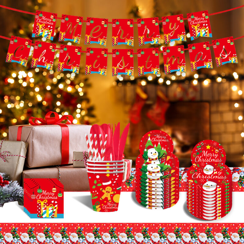 Festive Christmas Party Decoration Set