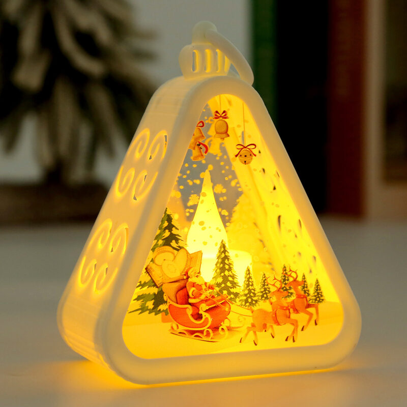 Christmas Decorations Retro Electric Candle Lamp Luminous Ornaments - Image 6