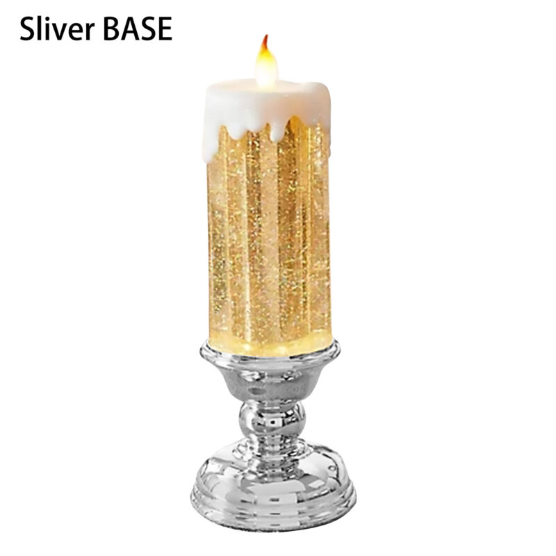 LED Glitter Candle Lamp - Image 2