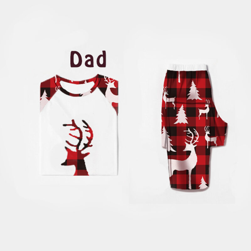 Plaid Family Christmas Pajamas Set - Image 2