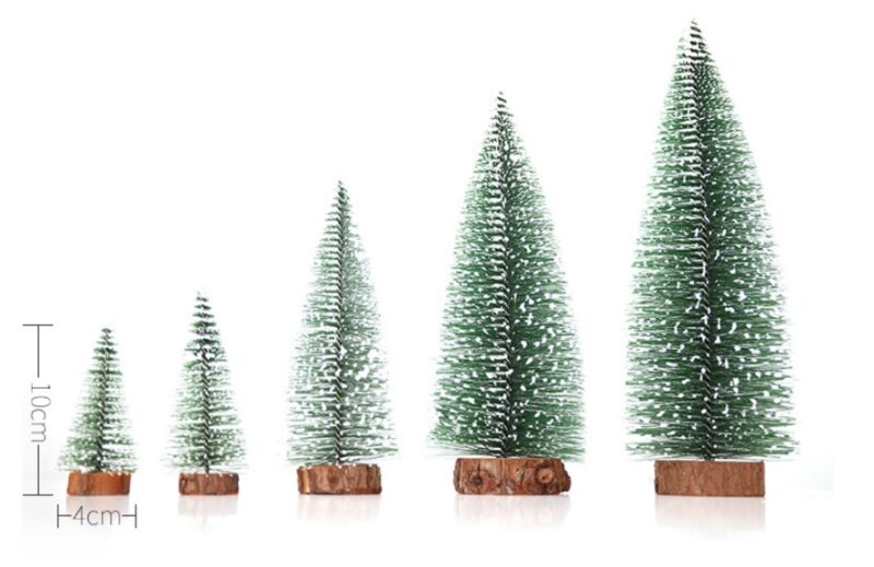 Mini Snow-Flocked Christmas Trees - Image 4